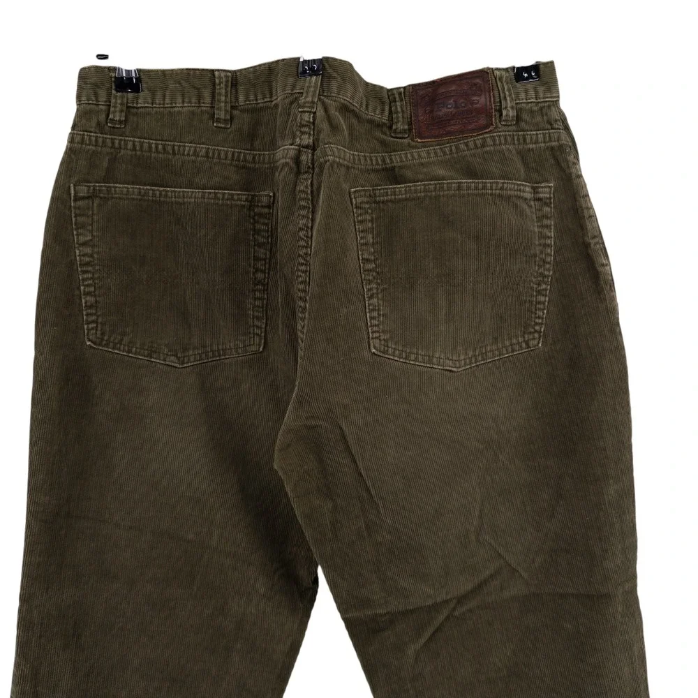 Polo Ralph Lauren Corduroy Pants Men's‎ 36x28 Green Pant Trouser Vintage 90s Y2K